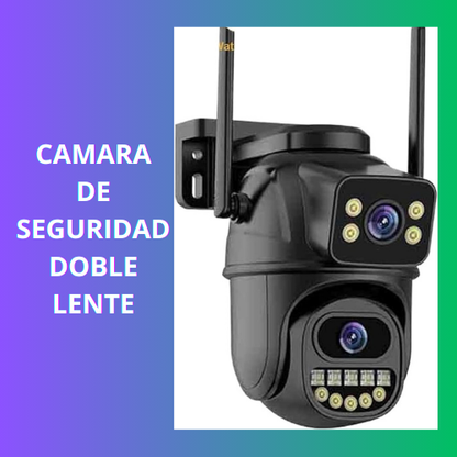 CAMARA DE SEGURIDAD DOBLE LENTE FHD